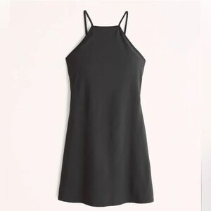 Abercrombie High-Neck Open Back Traveler Dress